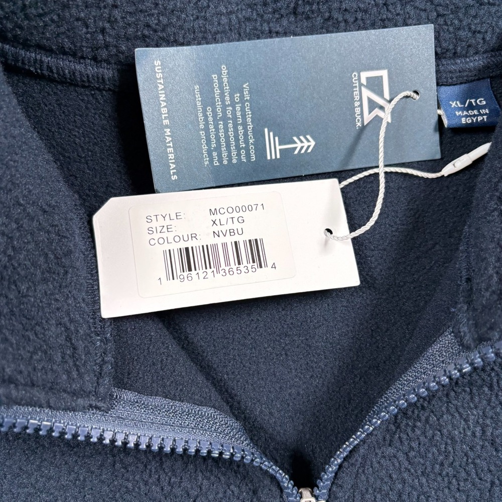 Cutter & Buck Cascade Eco Denver Broncos Football Jacket Men XL Navy Blue Sports - Picture 4 of 8